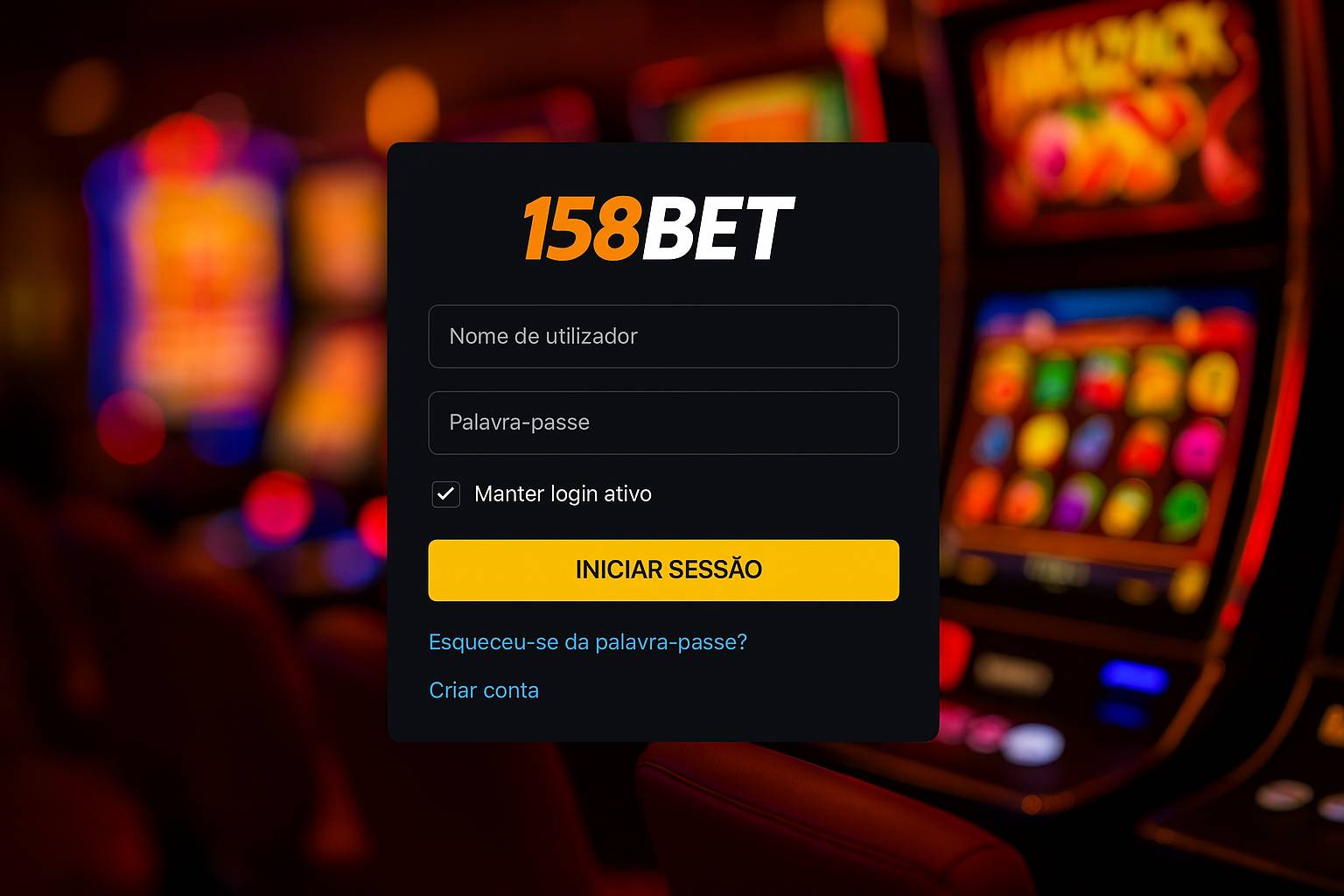 Login no Cassino 158BET