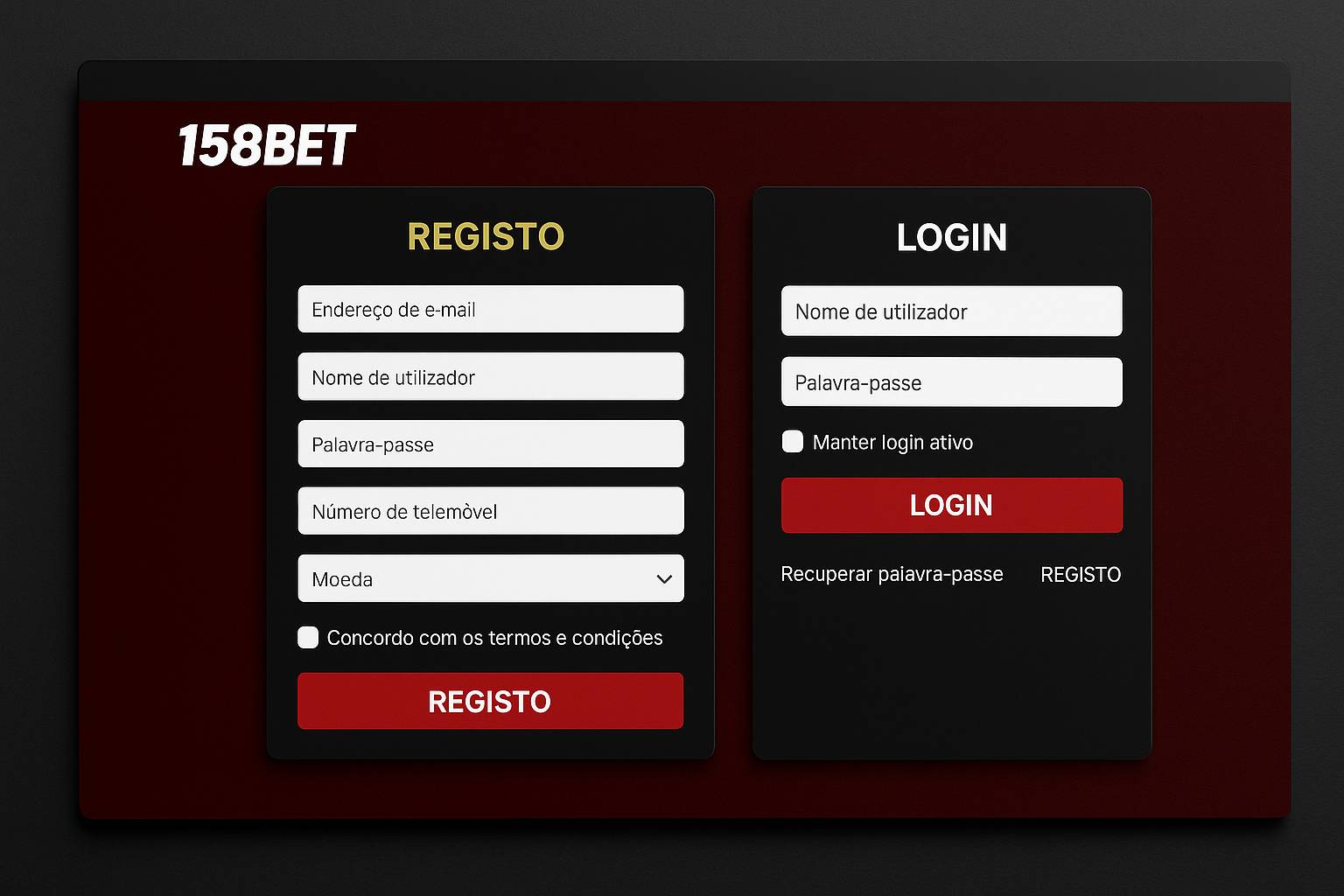 Não Perca tempo, o rRgistro na site 158BET